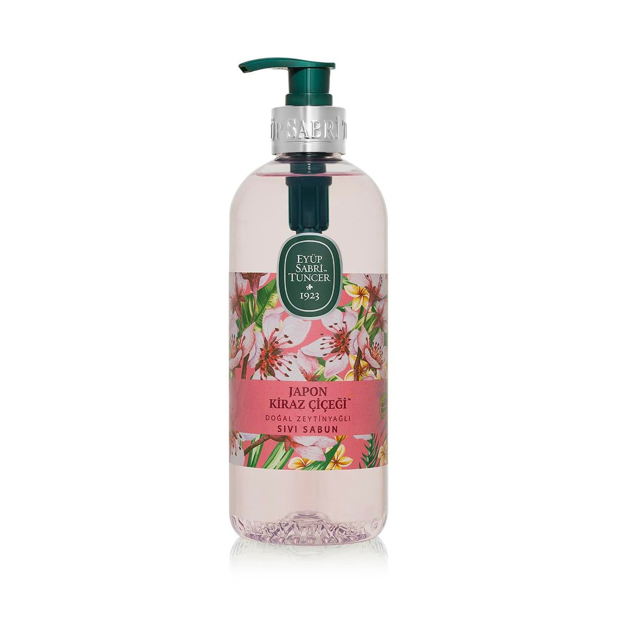 Japansk Kirsebærblomst Flytende Såpe med Naturlig Olivenolje 500 ml