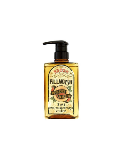 BROSH ALL WASH WOOD SEED CBD 3 IN 1 – 400ML