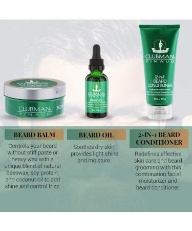 Clubman Beard 3-i-1 Trio