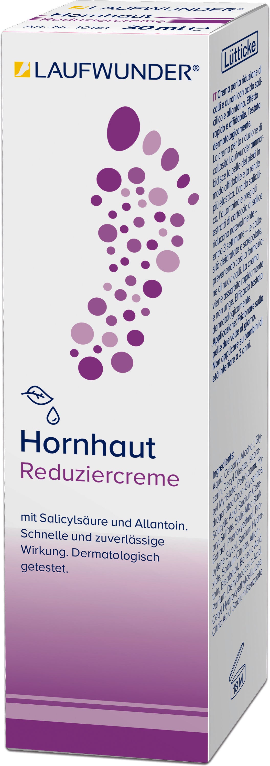 Corneal reduction cream